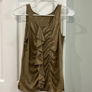 JCrew Ruffle Tank Size XS